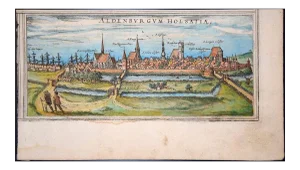 Stade, Antique Map from ''Civitates Orbis Terrarum'' - by F.Hogenberg - 1572-1617 1572-1617