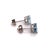Natural Aquamarine Stud Earrings 14k White Gold 1.3 TCW Certified For Sale - Image 9 of 12