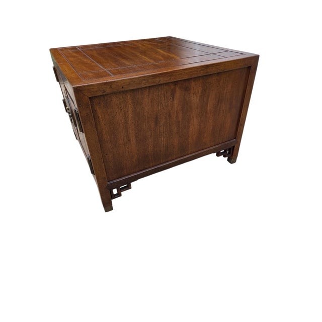 Vintage Century Furniture End Table Commode Raymond K Sabota Cathay Collection For Sale - Image 11 of 18