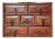 Vintage Chinese Huali Rosewood 7-Drawer Jewelry Chest With Brass Mounts For Sale