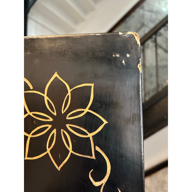 Asian Art Deco Screen/ Room Divider For Sale - Image 10 of 12