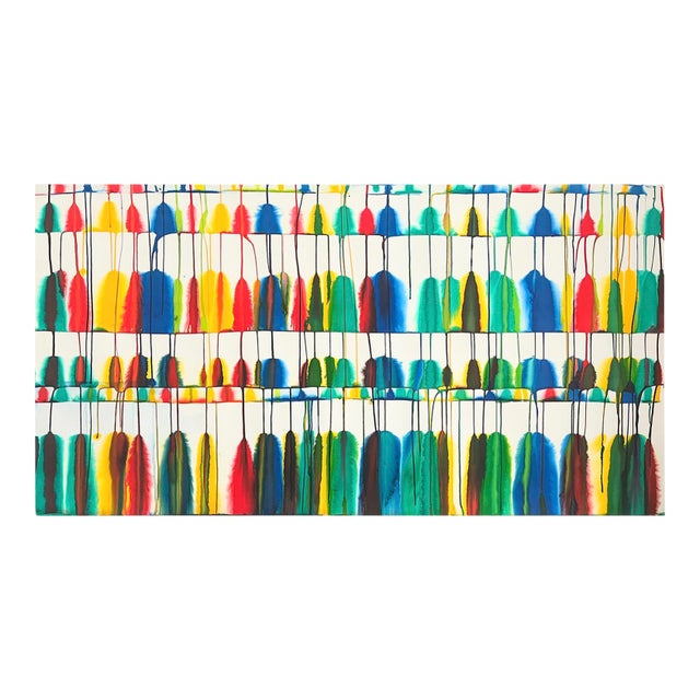 Contemporary Abstract Ink on Paper Painting "Untitled 23116" by Martin Reyna For Sale