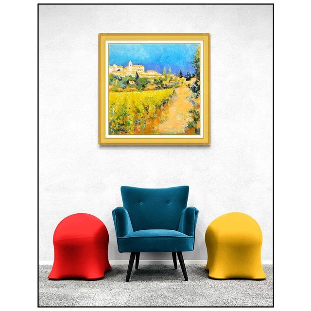 Message us to inquire about custom framing options! (Included for free with every purchase) The artwork here, "Fields of...