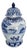 Late 20th Century Hand-Painted Chinese Blue and White Porcelain Ginger Jar For Sale