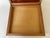 Large 1980's Dunhill Style Ribbon Mahogany Wood Humidor, Box With Brass Hinges For Sale - Image 9 of 10