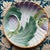 Art Nouveau French Majolica Asparagus Plates from Saint Amand, 1920s, Set of 5 For Sale - Image 3 of 11