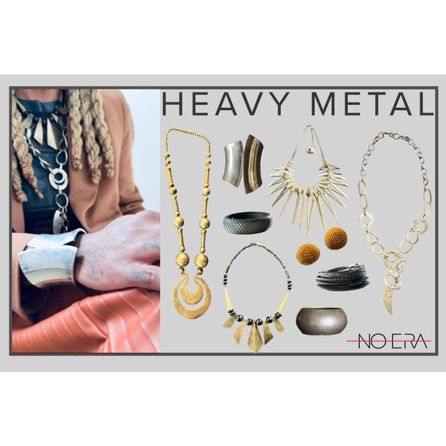 Contemporary 1990s Metal Y2k Snake Bangle Bracelet For Sale - Image 3 of 7