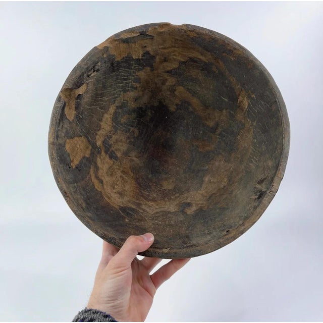 Wood Early 20th Century Nupe Wood Bowl Nigeria For Sale - Image 7 of 7