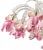 Contemporary Venetian Pink Floral Murano Glass Chandelier For Sale - Image 9 of 12