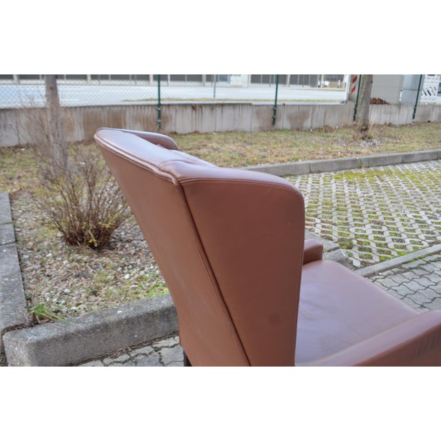 Leather Lounge Highback Chair by Rudolf Glatzel for Kill International, 1960s For Sale - Image 15 of 18