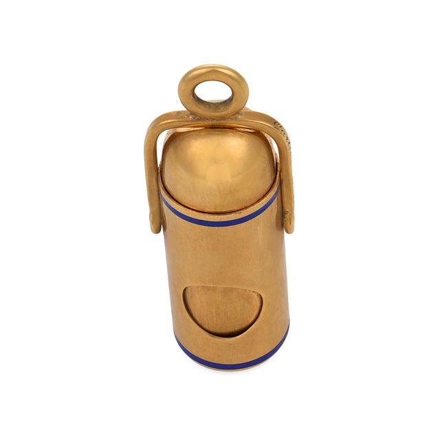 Metal Cartier Vintage 14k Yellow Gold Cigarette Cutter Pendant For Sale - Image 7 of 8
