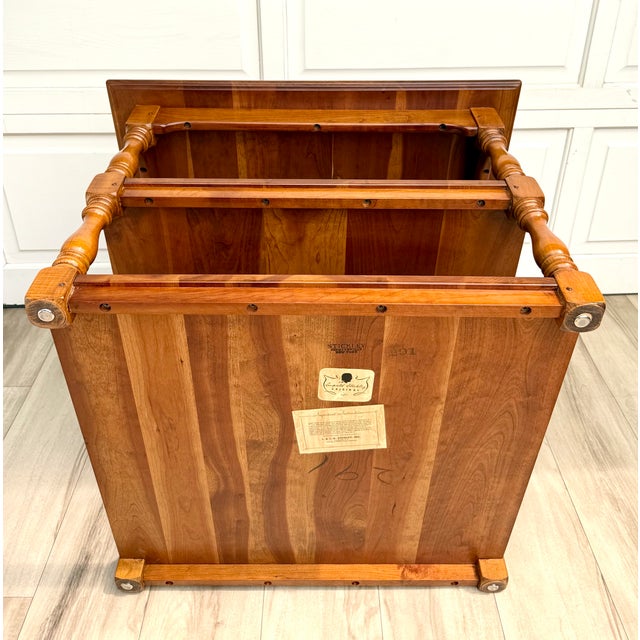 Vintage Leopold Stickley Three-Tier Library & Display Side Table For Sale - Image 13 of 15