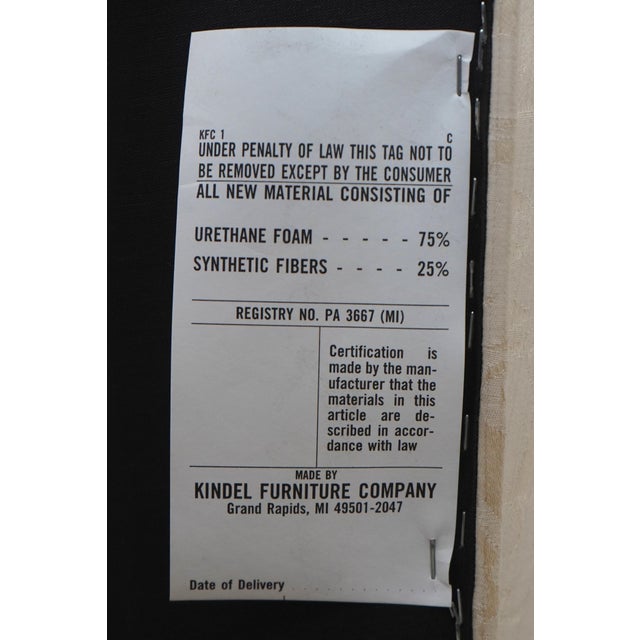 Set of 8 Kindel Mahogany Chippendale Upholstered Dining Chairs For Sale - Image 16 of 16