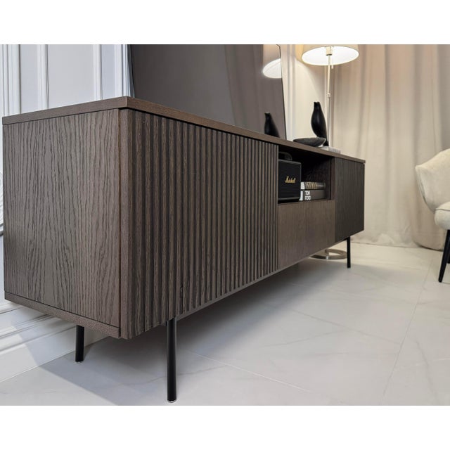 Wood Elite Sideboard Wood Oak & Bio For Sale - Image 7 of 12