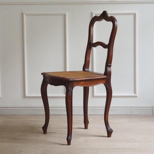 French Rococo Chairs with Viennese Caning, 1900, Set of 2 For Sale - Image 9 of 14