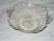 Mid-Century Modern Mid-Century Etched Rose Glass Bowl With Scalloped Edges and Side Handles For Sale - Image 3 of 13