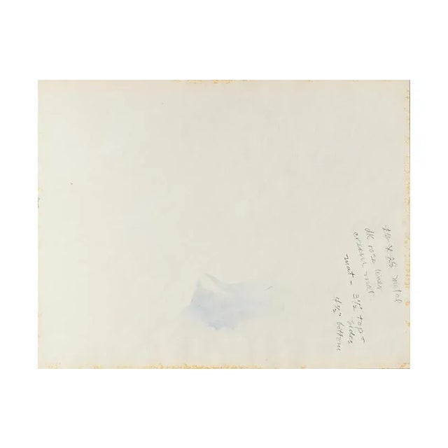 'Spring Flowers' California Botanical Watercolor by Pat Kurtz, 1970s For Sale - Image 4 of 5