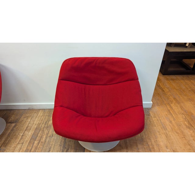 Mid Century Swivel Lounge Chairs by Pierre Paulin For Sale - Image 9 of 12