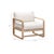 Palata Cream Performance Fabric Outdoor Chair For Sale - Image 9 of 9