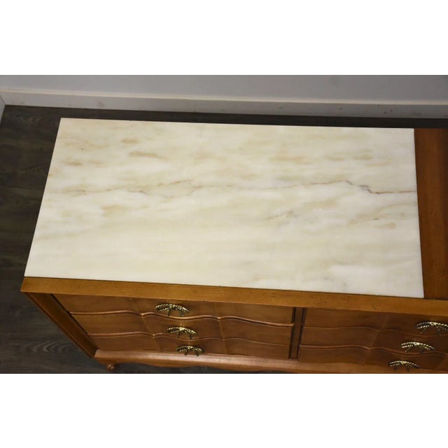 American of Martinsville French Provincial Long Dresser For Sale In Boston - Image 6 of 11