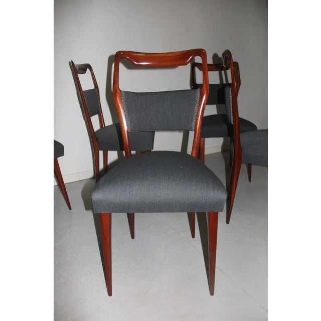Mid-Century Italian Chairs, 1950s, Set of 6 For Sale - Image 9 of 12