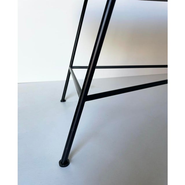 White Bouclé Bench, 1990s For Sale - Image 4 of 12