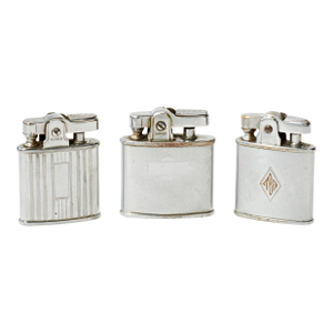 Collection of 3 Vintage Ronson Pocket Lighters