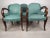 Art Deco Bridge Armchairs, Set of 5 For Sale - Image 4 of 18