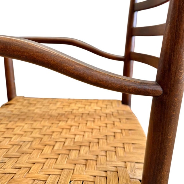 Beech Armchair Attributed to Chiavari; Italy, 1950s For Sale - Image 13 of 15