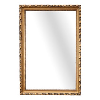 Neoclassical Giltwood Oak Mirror, Belgium, 1900s For Sale