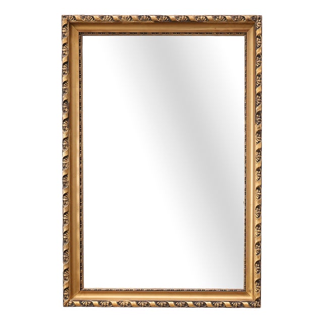 Neoclassical Giltwood Oak Mirror, Belgium, 1900s For Sale