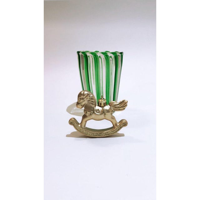 Astonishing drinking set in colored Murano canes made by Angelo Ballarin for Ribes Studio. Gio Ponti glasses are made of...