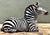 Vintage Italian Glazed Ceramic Zebra For Sale - Image 11 of 12