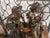 Romantic Bronze Figural Sculpture of Courting Couple on Bench For Sale - Image 9 of 11