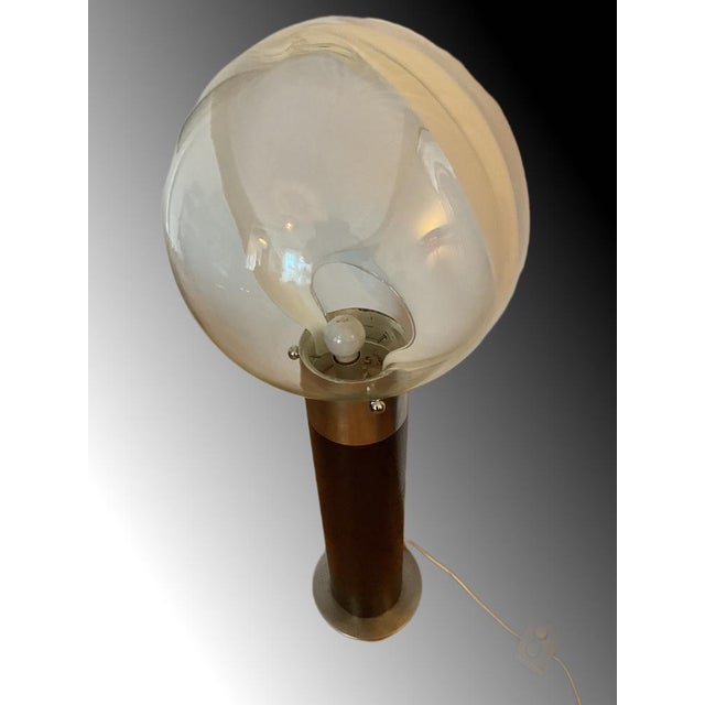 Italian Space Age Floor Lamp in Murano Glass by Toni Zuccheri for Mazzega, 1968 For Sale - Image 16 of 18
