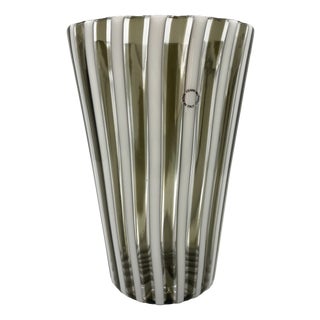 Venini Reed Vase by Gio Ponti, 1988 For Sale