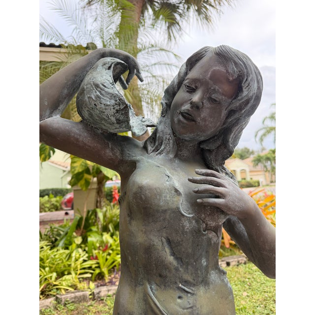 1930s Bronze Nude Female Fountain For Sale - Image 4 of 17