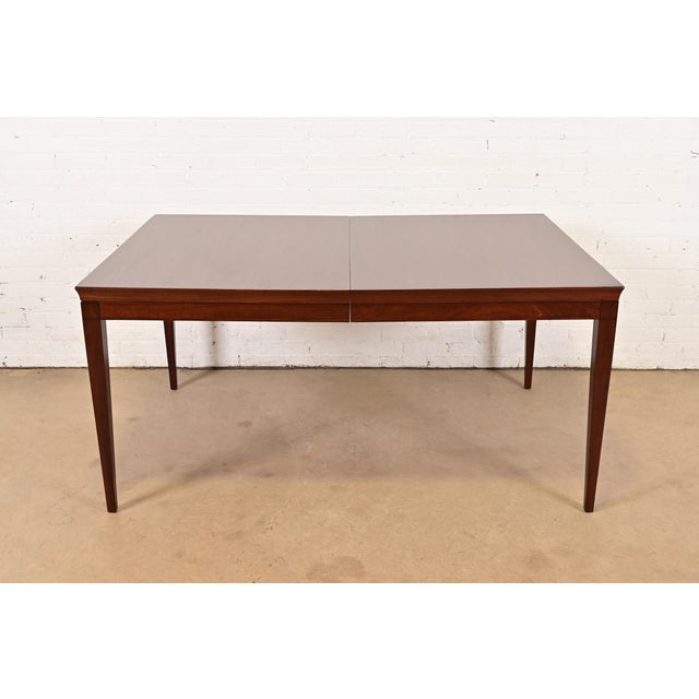 Wood Drexel French Regency Louis XVI Mahogany Extension Dining Table, Newly Refinished For Sale - Image 7 of 15
