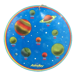 Vintage 1960s Space Age Game Target for Wall Decor