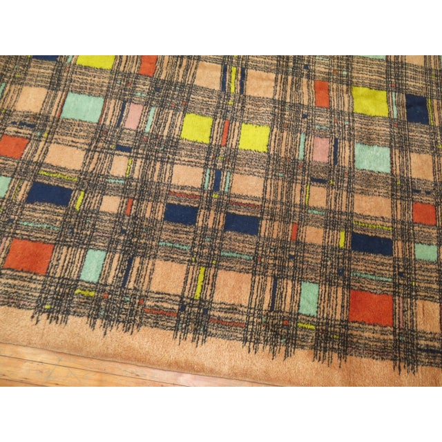 Retro Vintage Turkish Rug For Sale In New York - Image 6 of 6