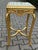 Wood 1970 French Louis XVI Gold Beech Marble Side Tables - Pair of 2 PCS For Sale - Image 7 of 11