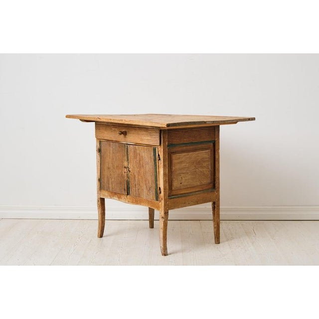 Antique Swedish Sideboard in Pine, 1820 For Sale - Image 4 of 11