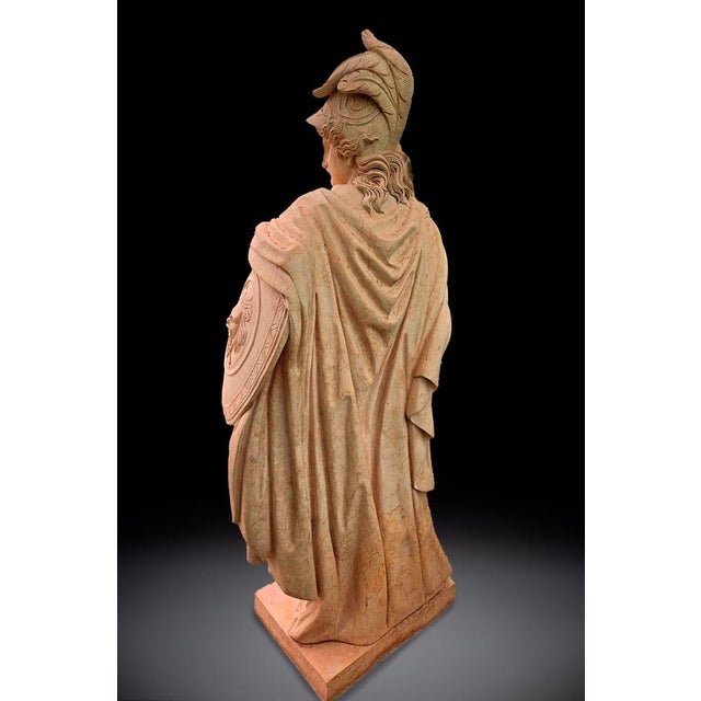 Italian Artist, Sculpture of Minerva, 1920, Marble For Sale - Image 4 of 11