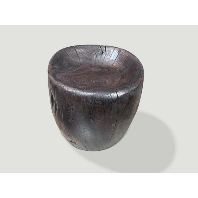Contemporary Andrianna Shamaris Modern Organic Hand Carved Minimalist Chair For Sale - Image 3 of 5
