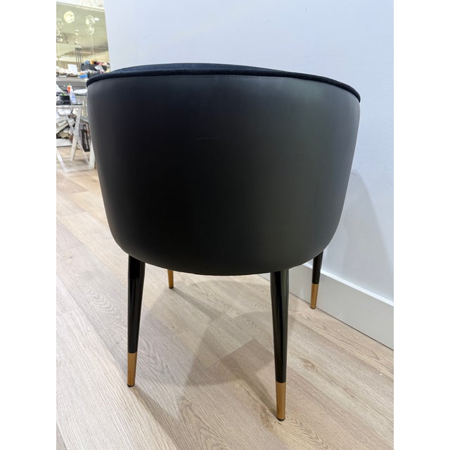 SUNPAN Abbington Black Dining Chair For Sale - Image 4 of 11