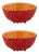 Bordallo Pinheiro Amazonia Bowl 6" in Red, Set of 2 For Sale
