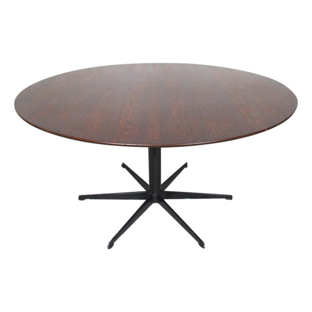 1960s Six Star Series Rosewood Table Attributed to Arne Jacobsen for Fritz Hansen For Sale