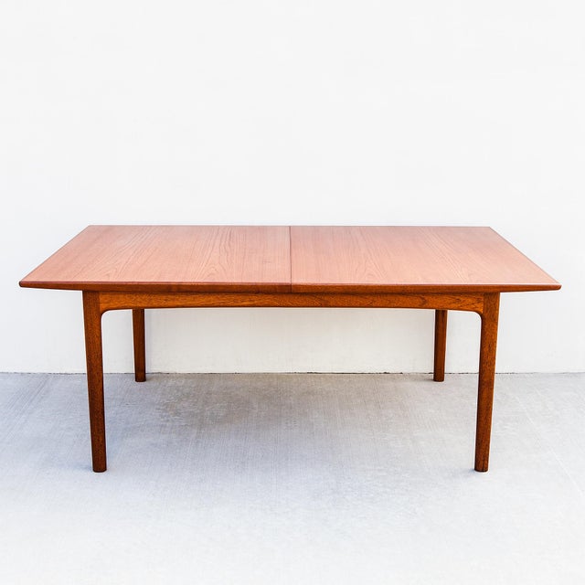 Mid-Century Modern Restored Folke Ohlsson for Dux Swedish Mid Century Modern Teak Dining Table For Sale - Image 3 of 15