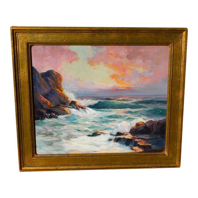 Lester Chaney, Noted Early Illinois Artist, Oil Painting For Sale