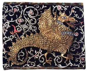 Dragon Silk Velvet Pillow Cover